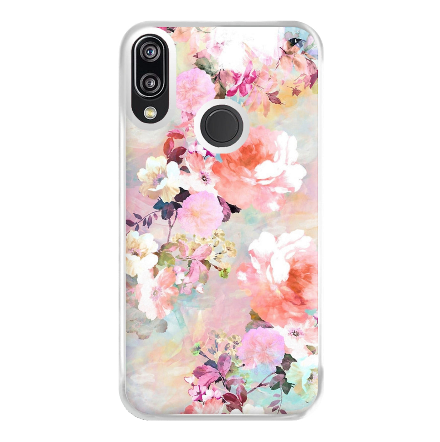 Pastel Pink Floral Pattern Phone Case