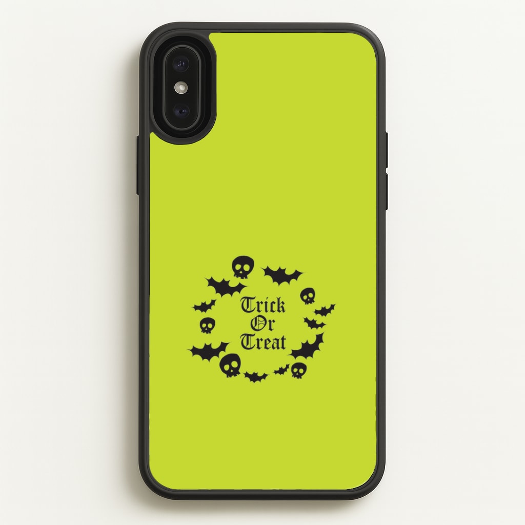 Trick Or Treat Wreath iPhone XS Max Case