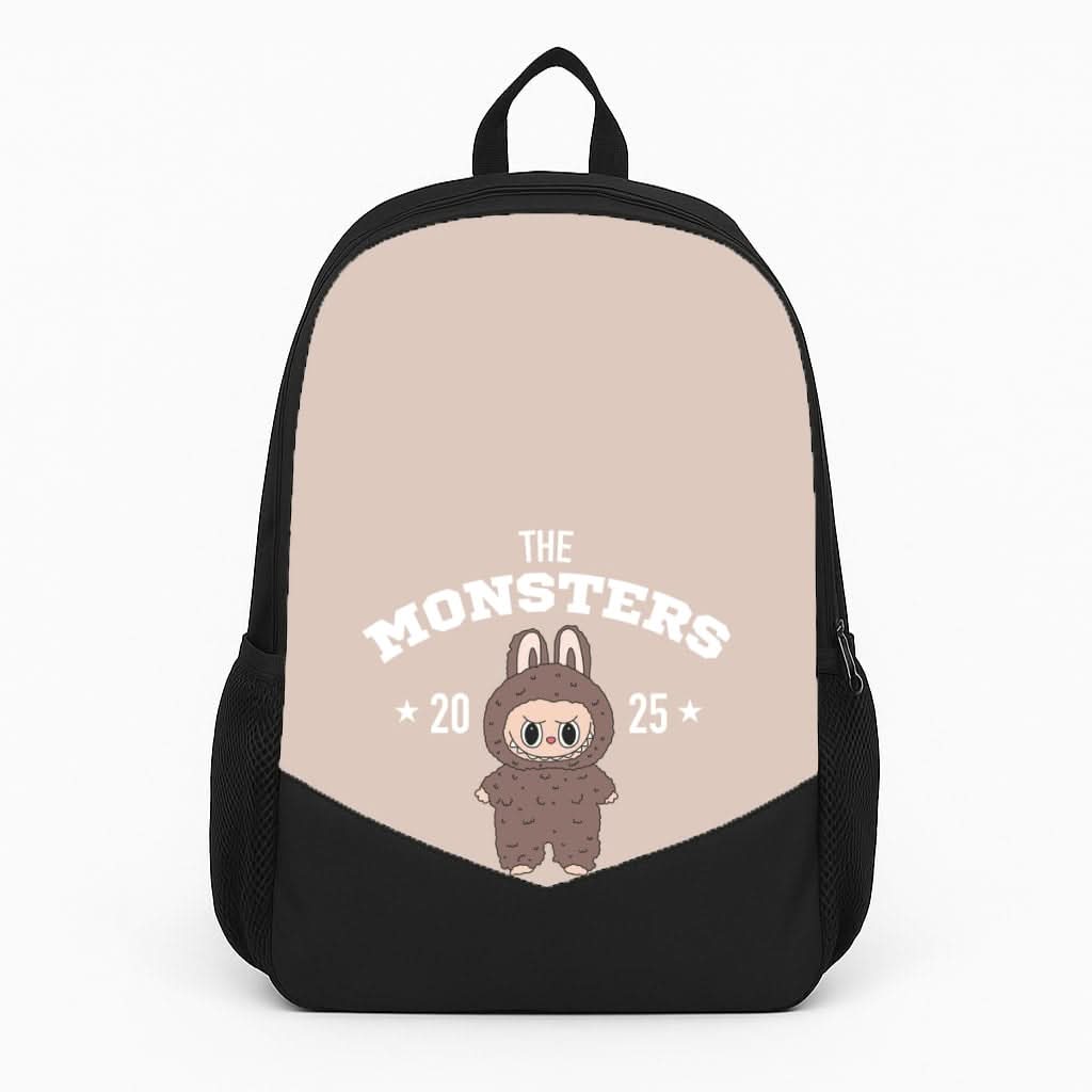 Cute Monster 2025 Biege Backpack