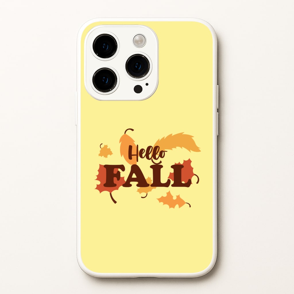 Hello Fall iPhone 14 Pro Case