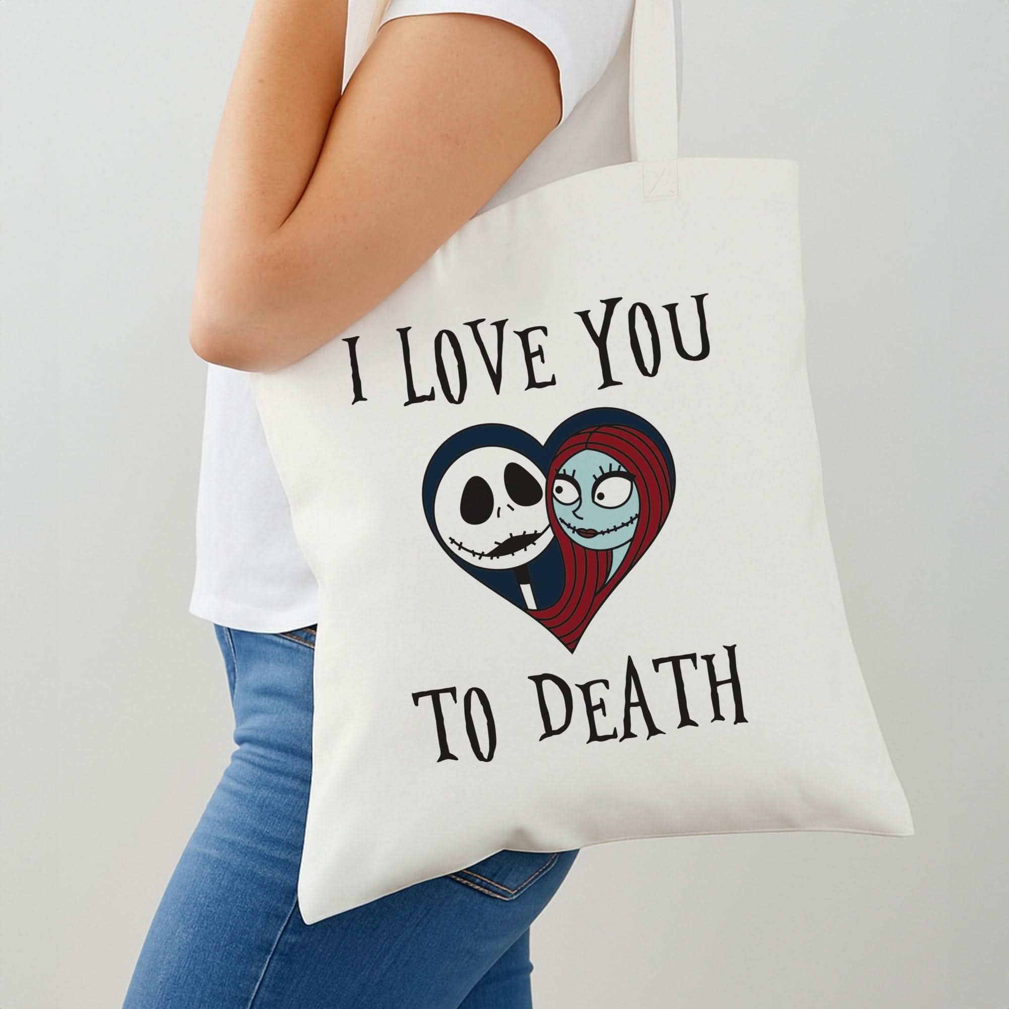 I Love You To Death Heart Shoulder Bag