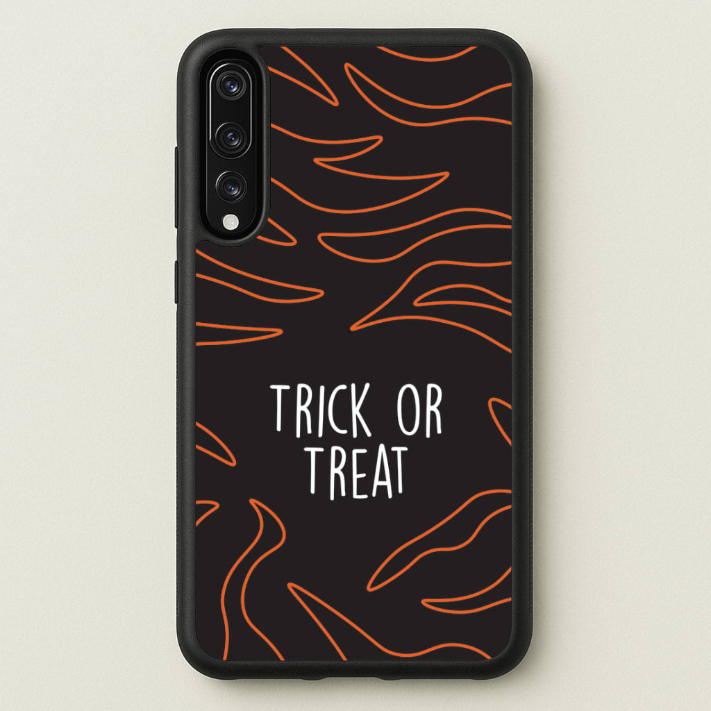 Zebra Print Trick Or Treat Huawei P20 Pro Case