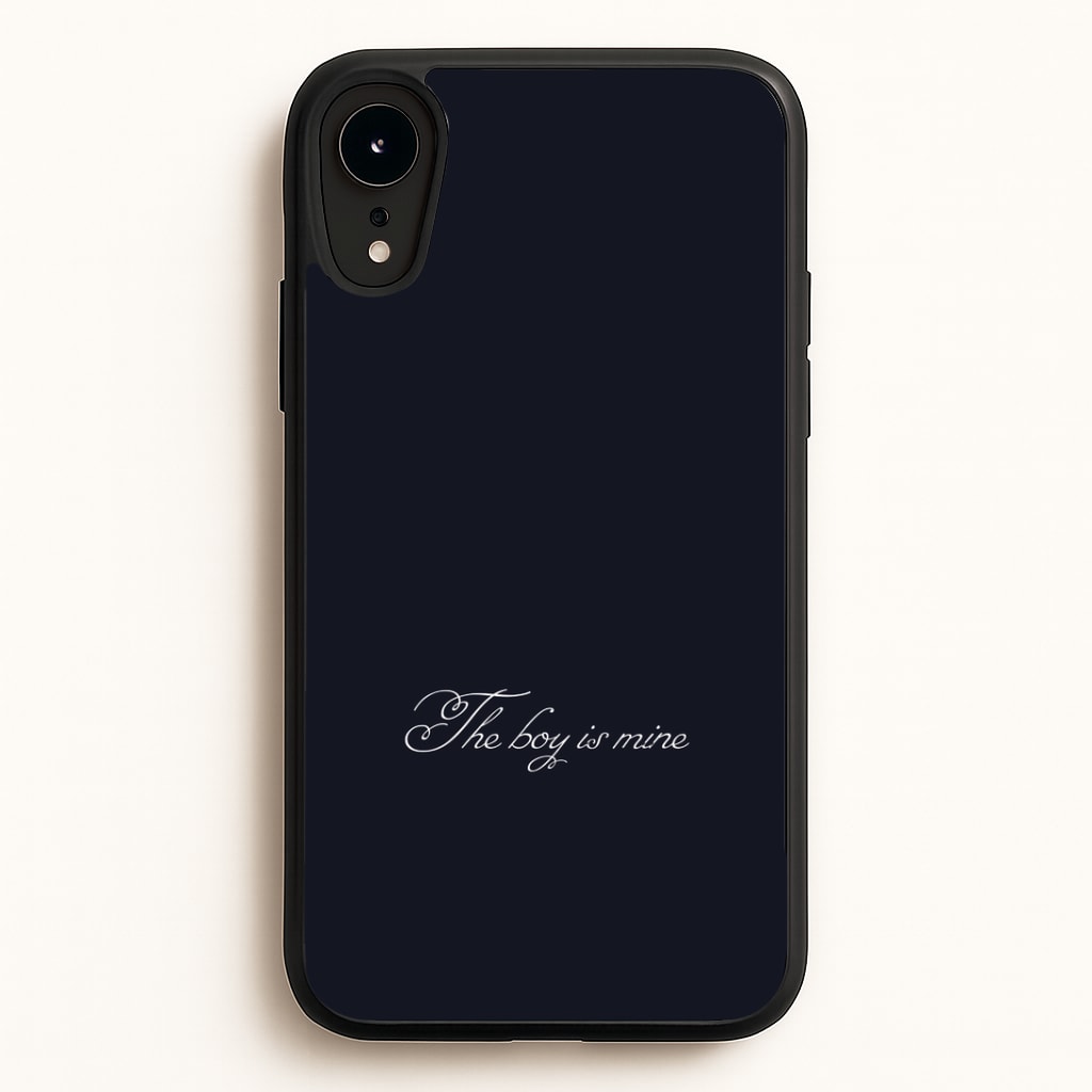 The Boy Is Mine iPhone XR Case
