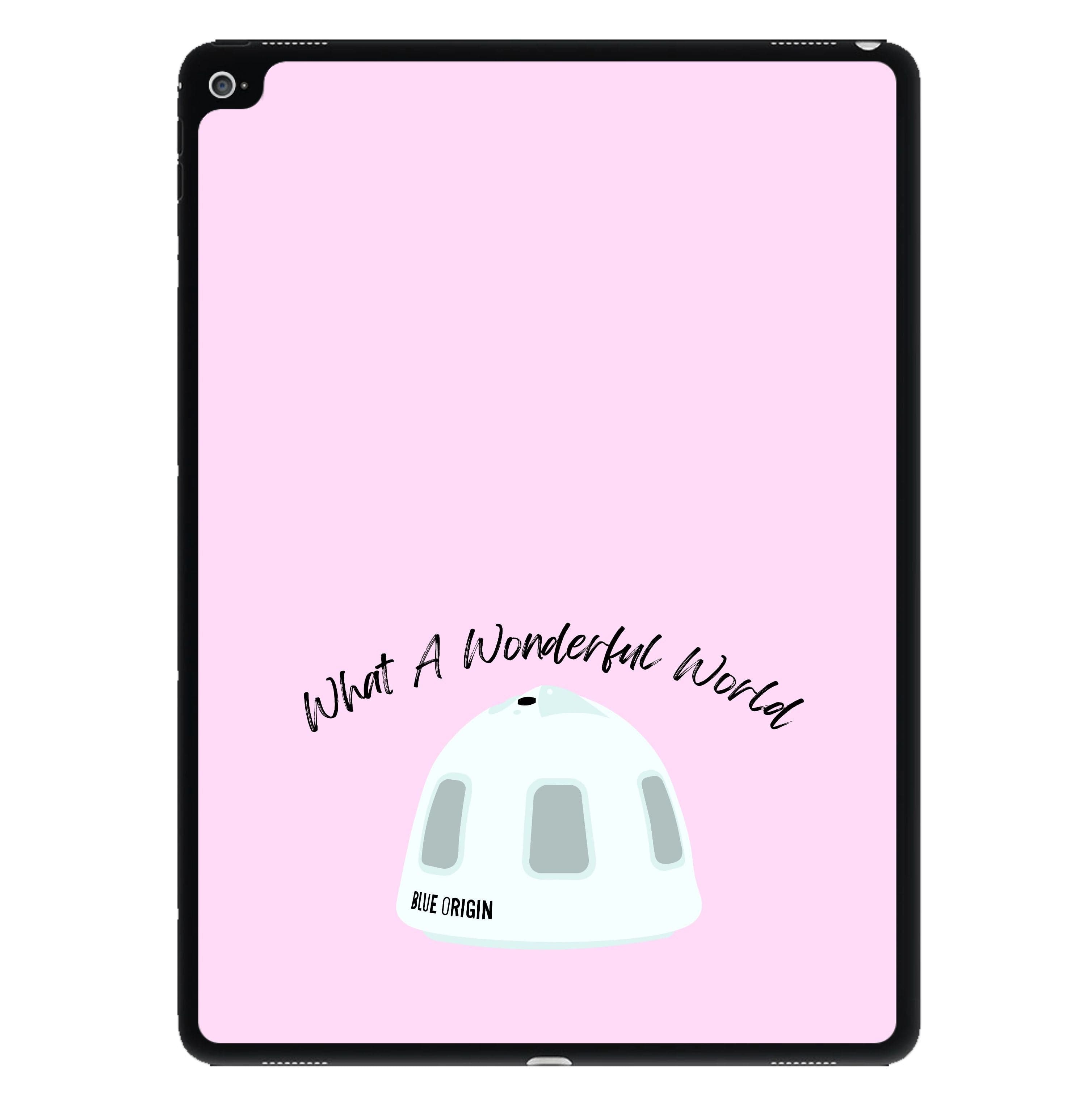 What A Wonderful World Space Launch iPad Case