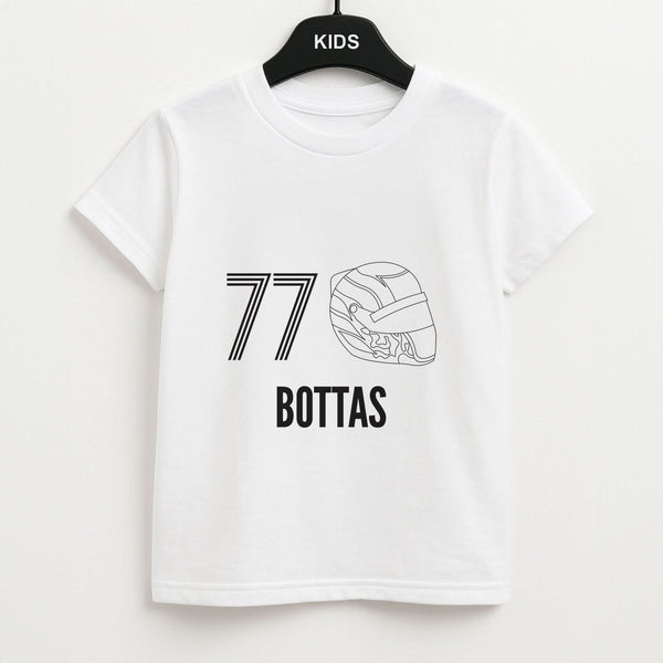 Bottas Helmet 2026 Kids Unisex T-Shirt