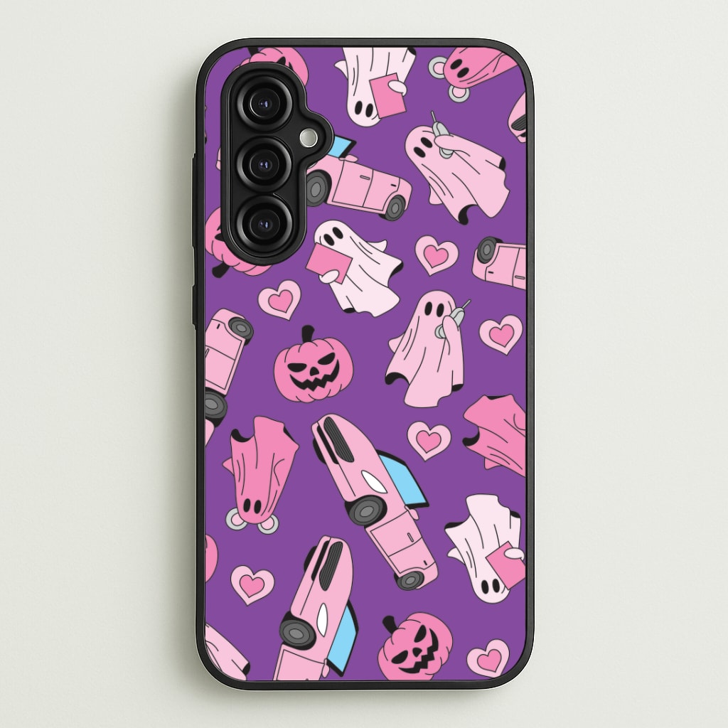 Mean Ghouls Props Pattern Galaxy A14 Case