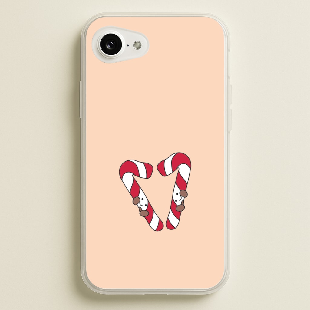 Christmas Candycane Plushies iPhone 16e Case