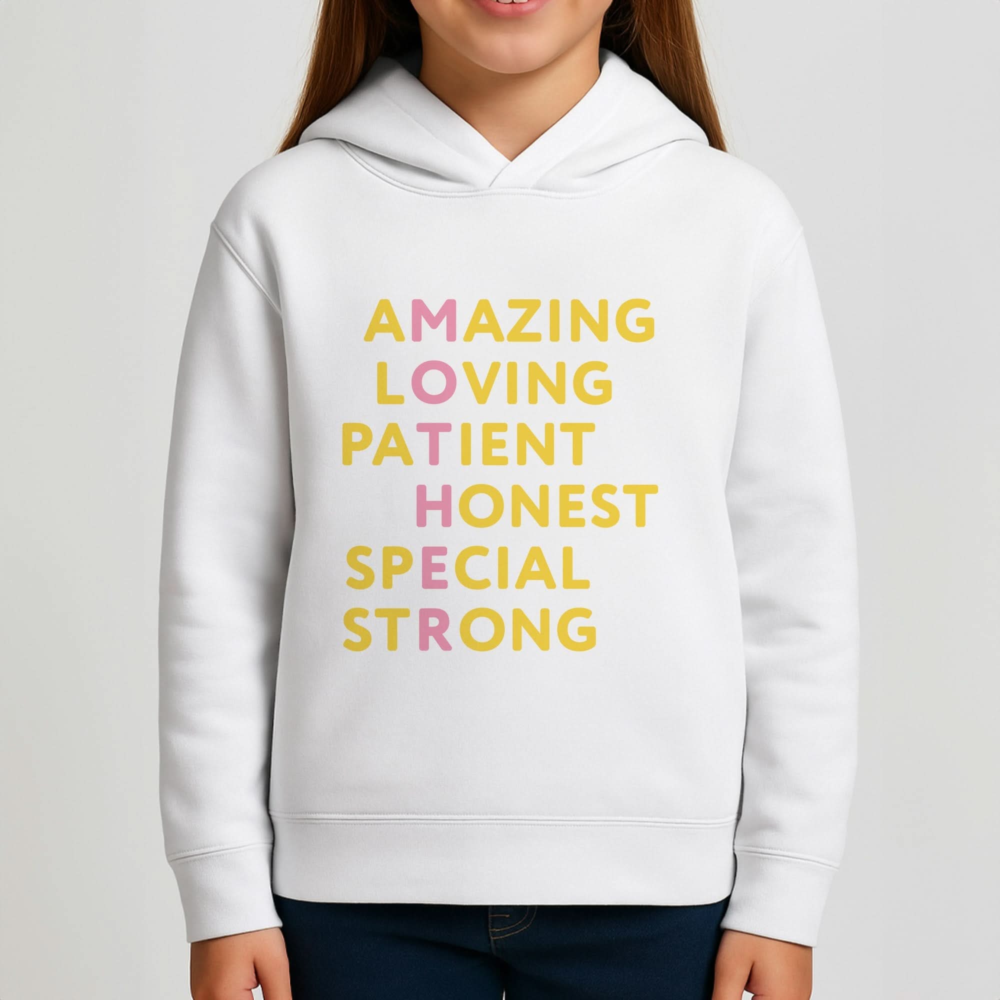 Mother Anagram Girls Hoodie