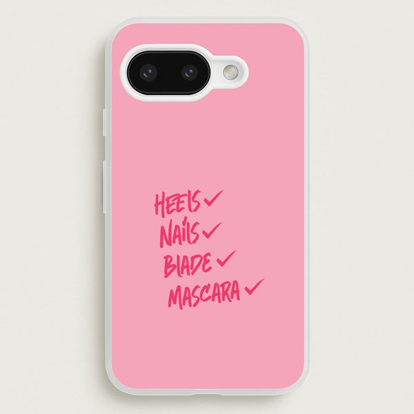 Heels, Nails, Blade, Mascara Google Pixel 9a Case