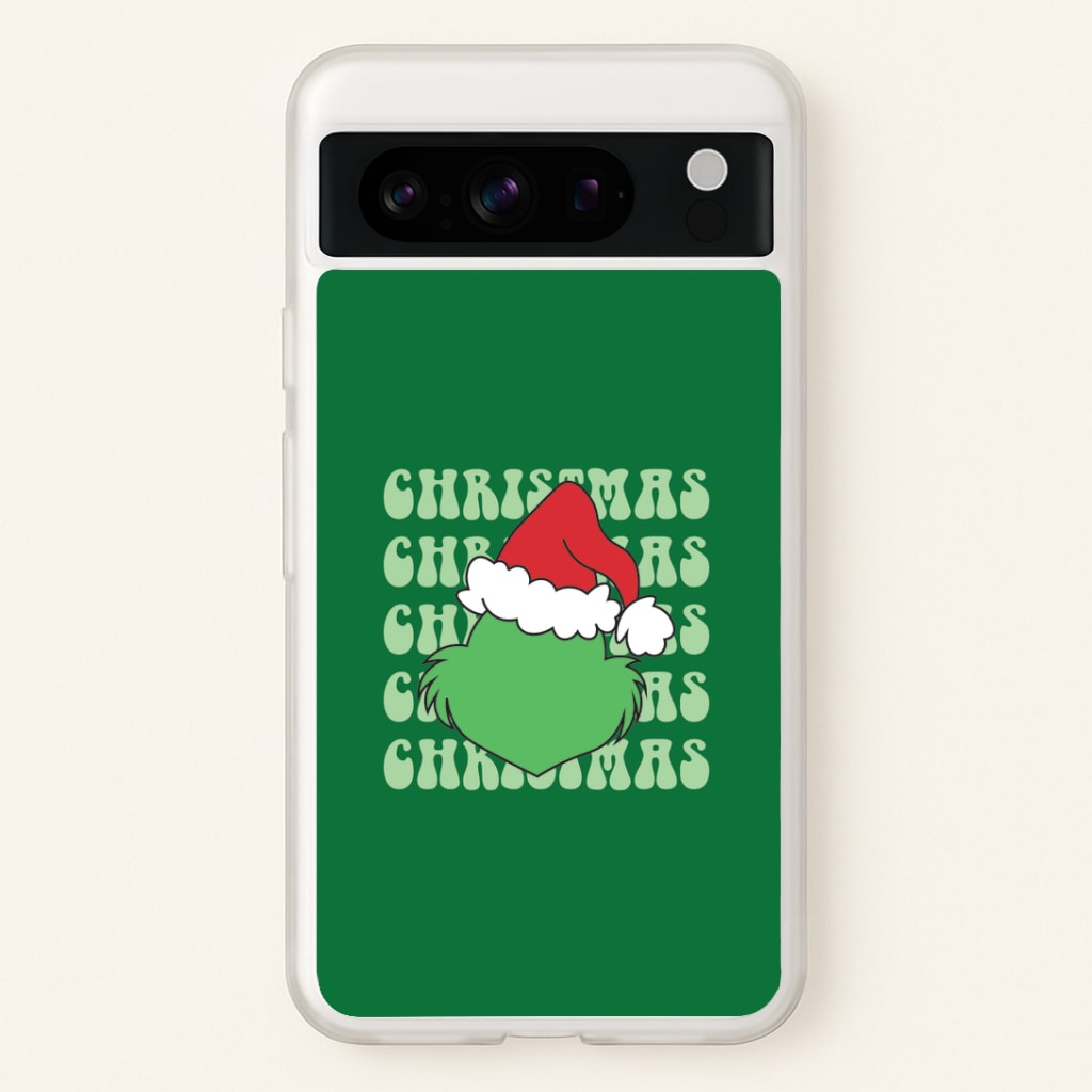 Green Creature Christmas Google Pixel 8 Pro Case