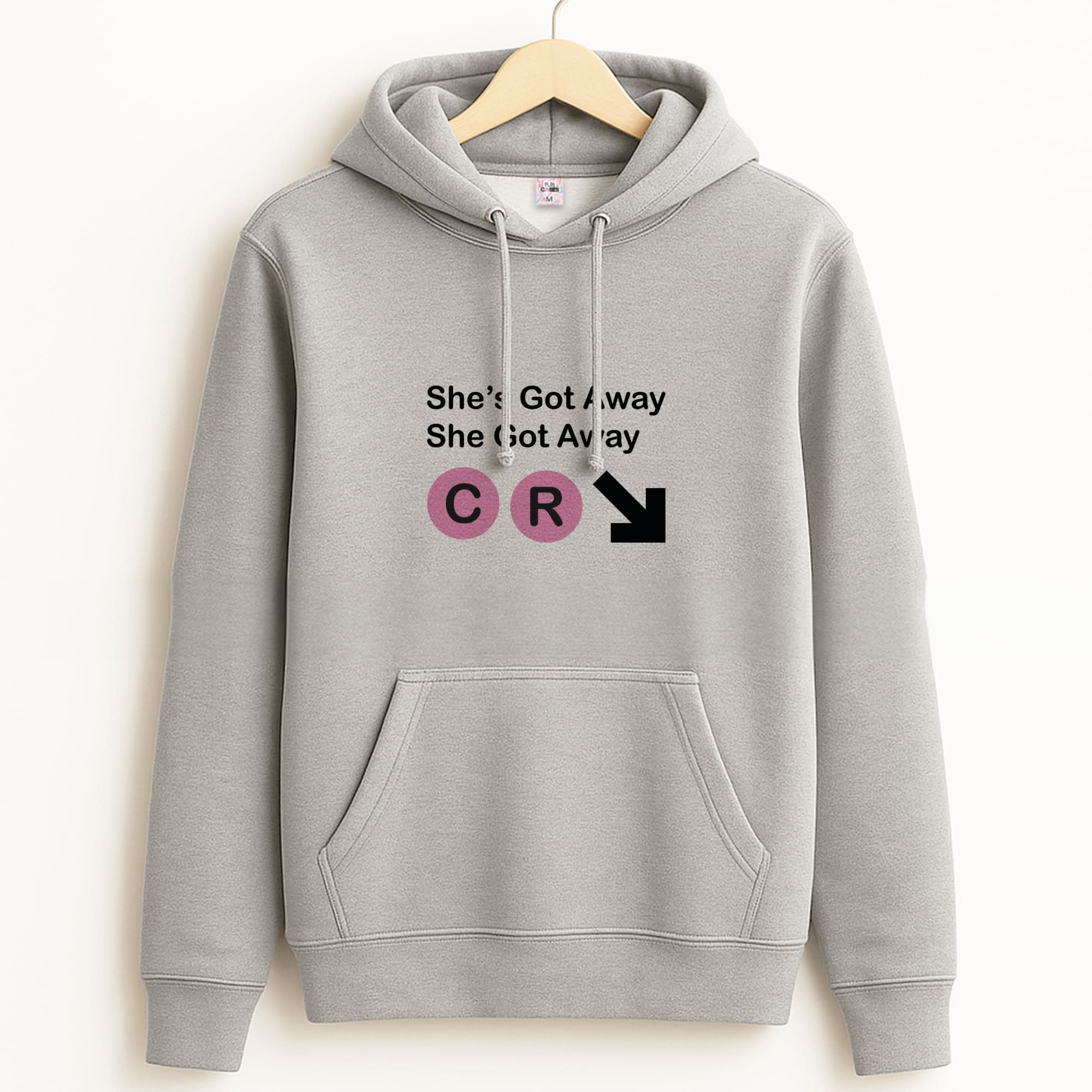 She Got Away Unisex Grey Hoodie
