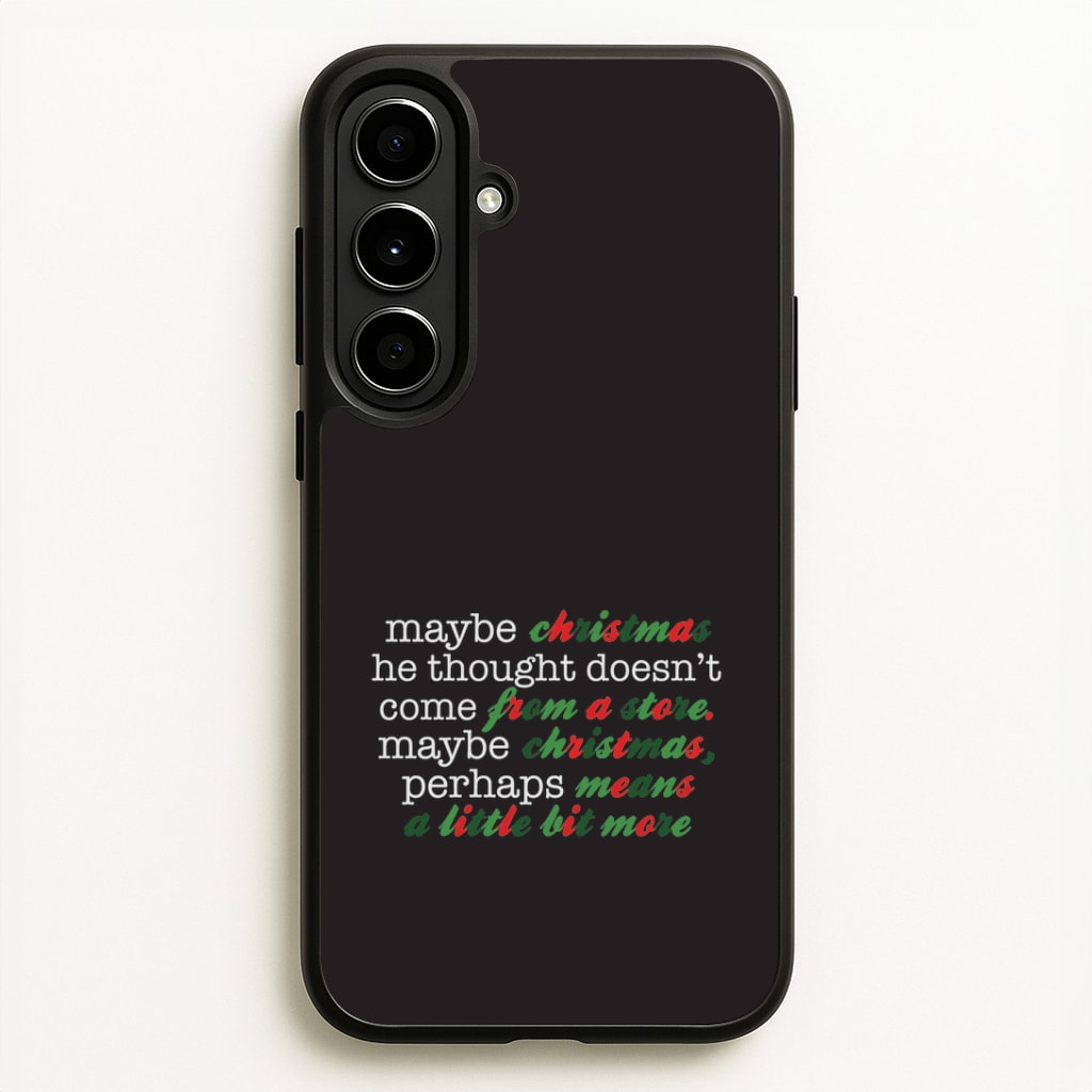 Green Creature Quote Galaxy A56 Case