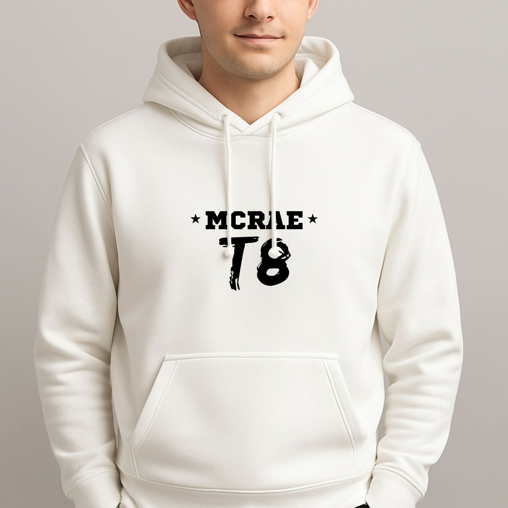 Pink T8 Sports Mens Hoodie