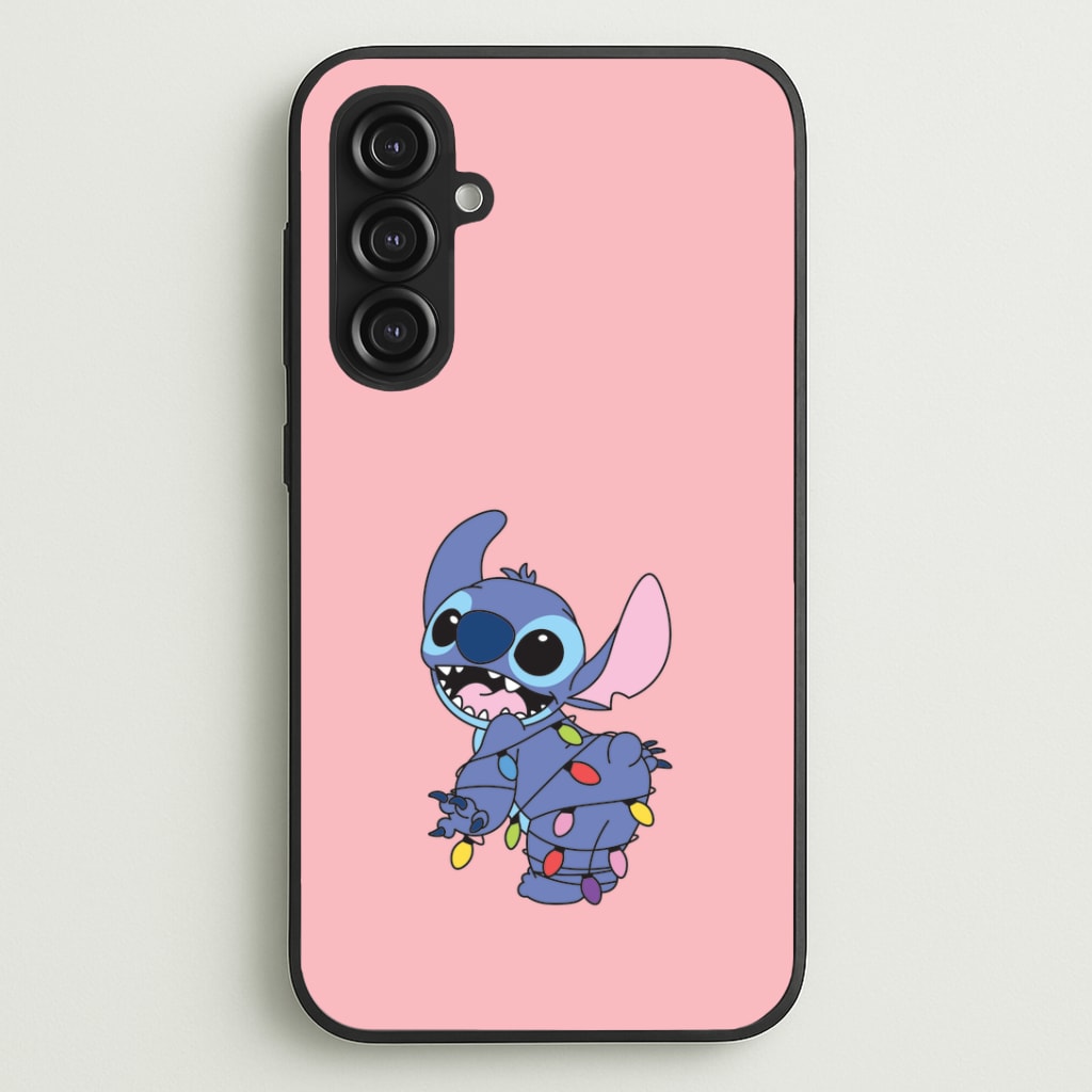 Cute Blue Alien Fairylights Galaxy S23FE Case