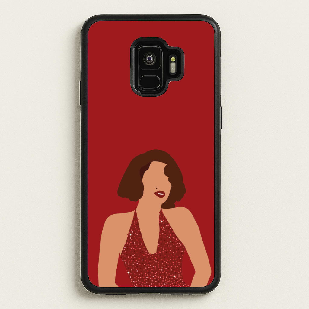 Red Sparkly Dress Galaxy S9 Case