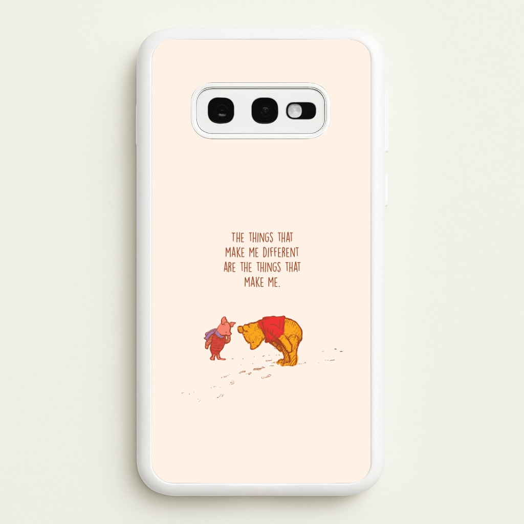The Things That Make Me Different Galaxy S10e Case