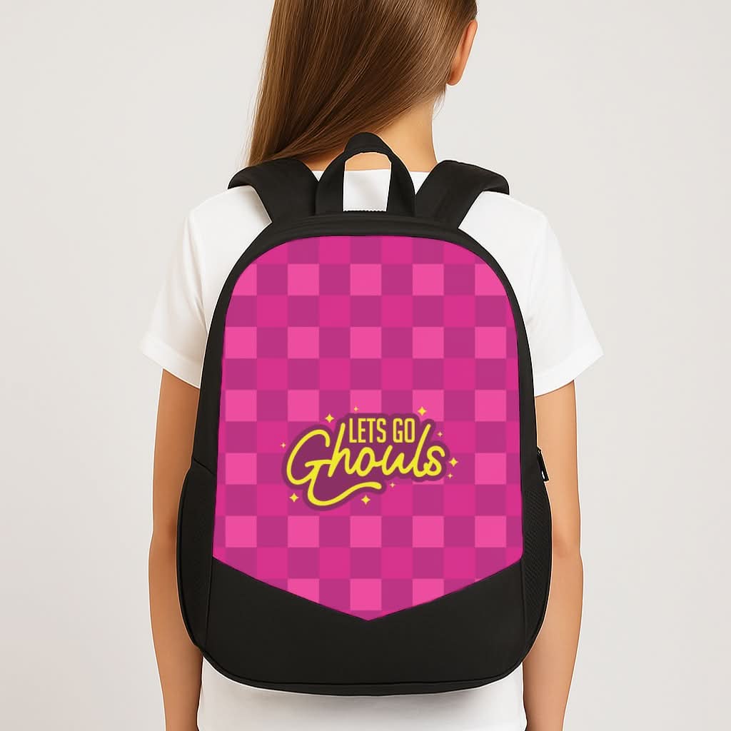 Let's Go Ghouls School Bag