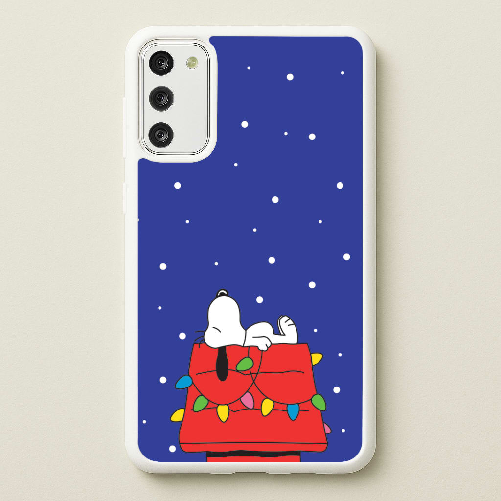Cartoon Beagle Fairylights Galaxy S20 Case