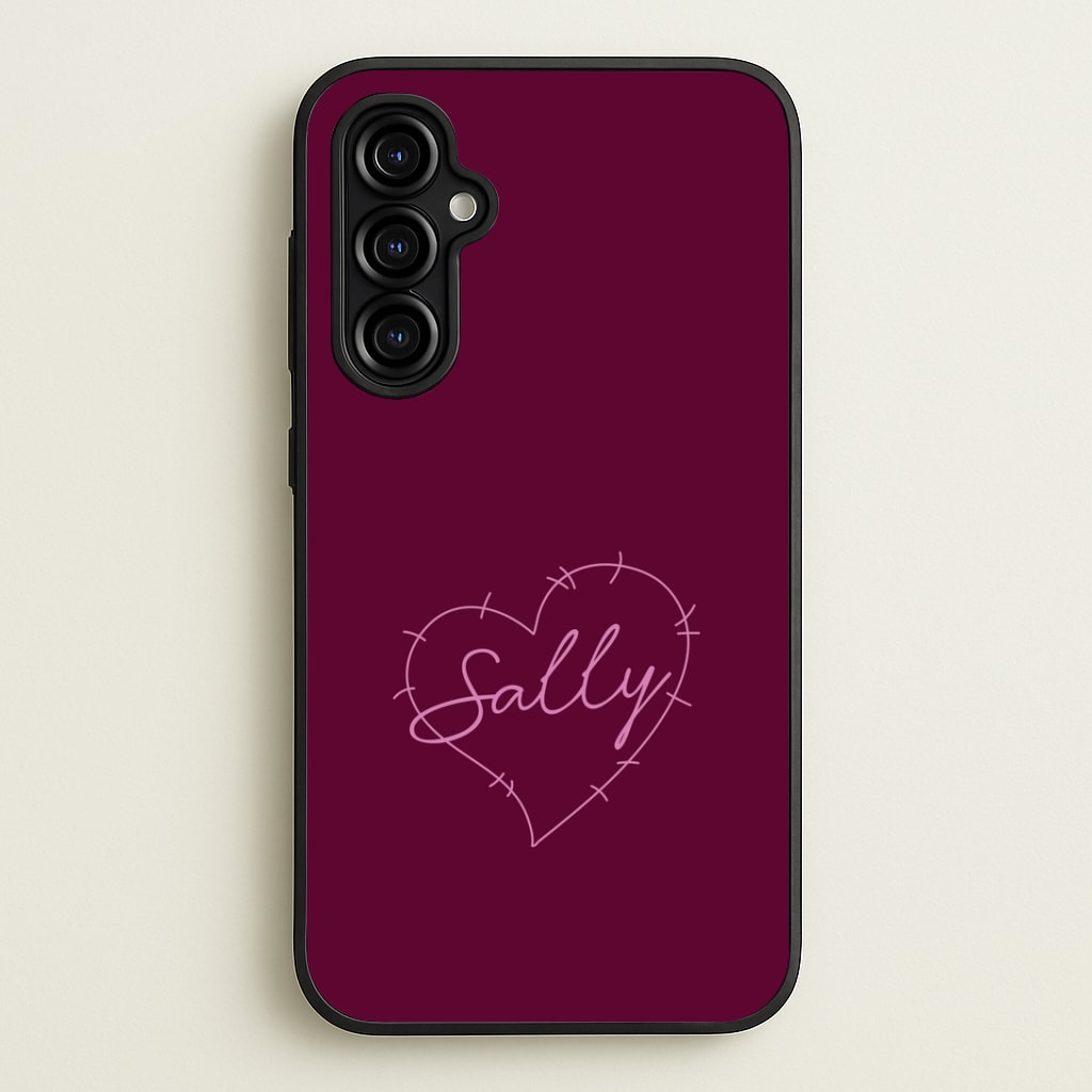 Stitched Heart Sally Galaxy A54 Case