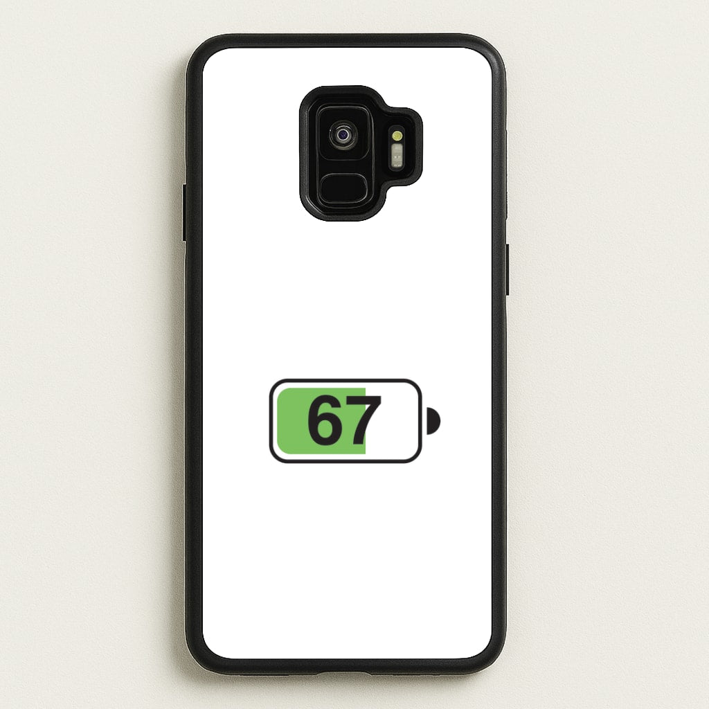6 7 Battery Galaxy S9 Case