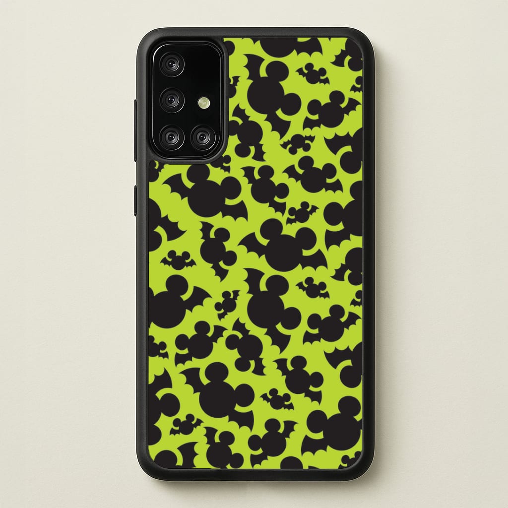 Mouse Bats Pattern Galaxy A71 Case