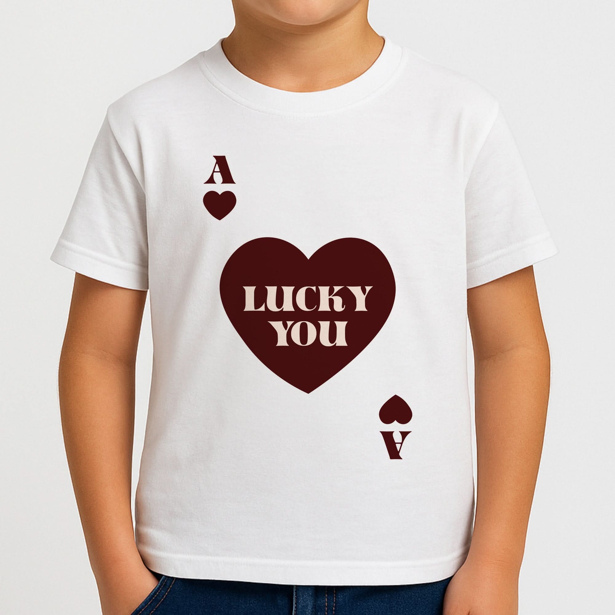 Ace Of Hearts Lucky You Boys T-Shirt