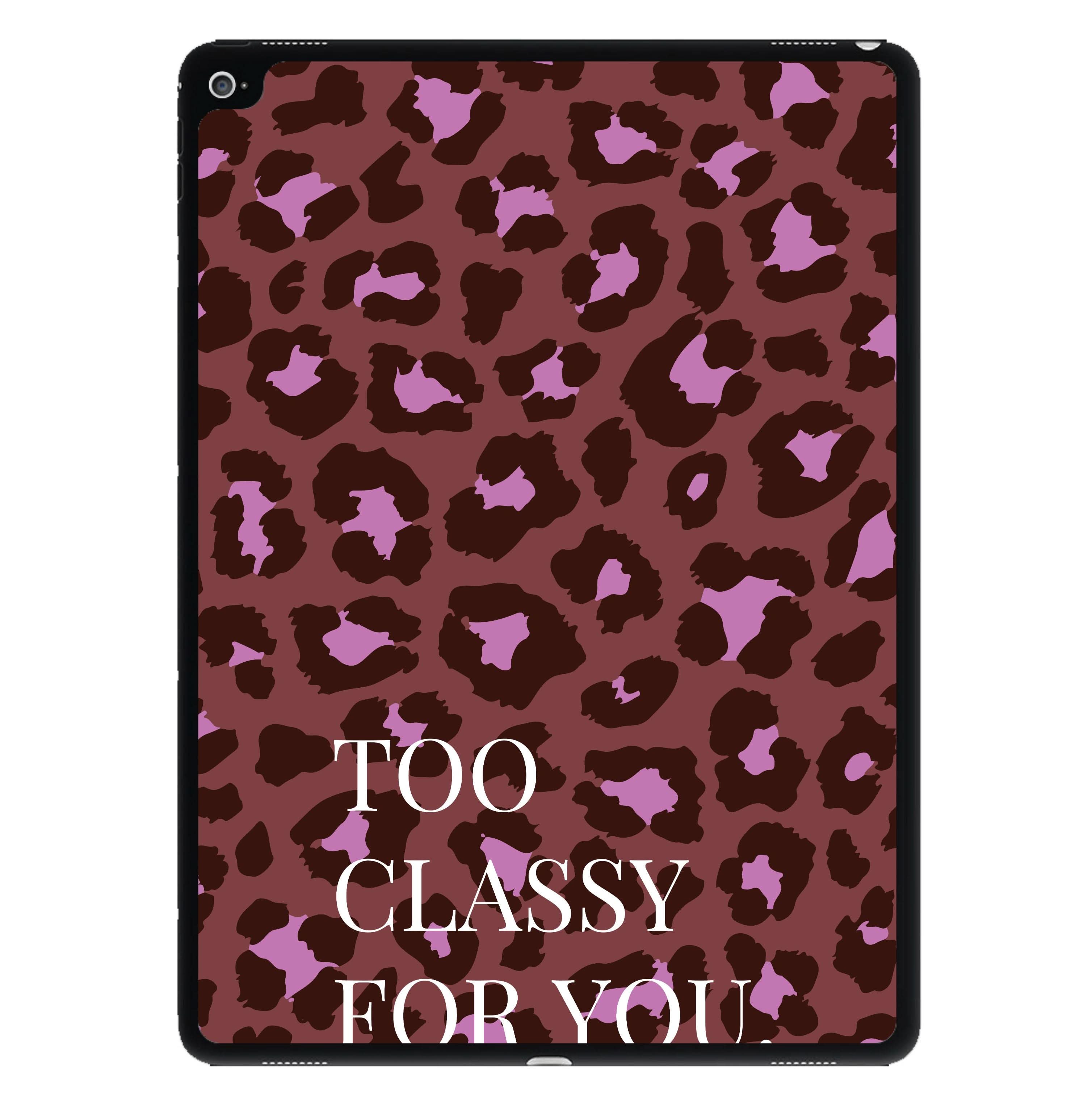 Too Classy Cheetah Print iPad Case