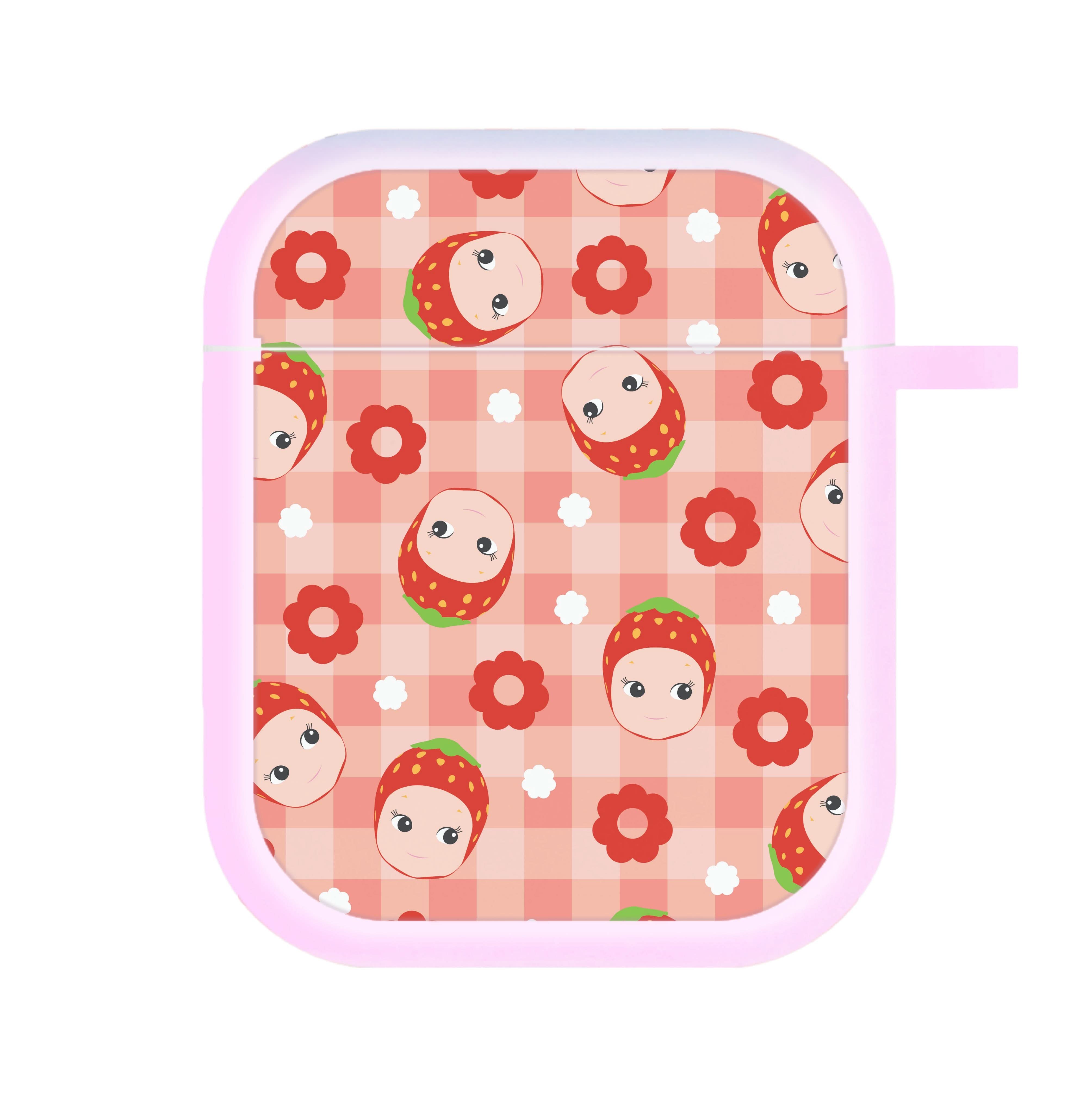 Strawberry Angel Pattern AirPods Case