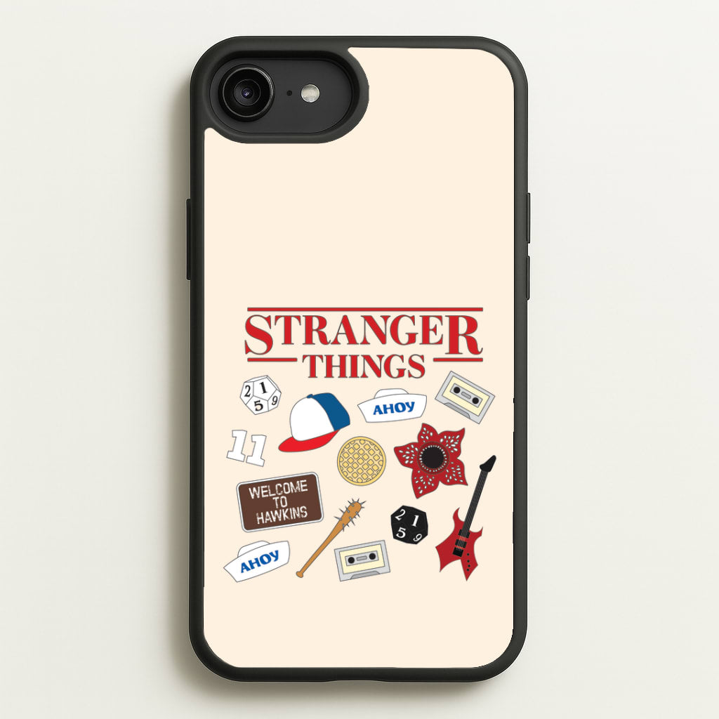 Stranger Things Cartoon Icons iPhone 6 Plus / 7 Plus / 8 Plus Case