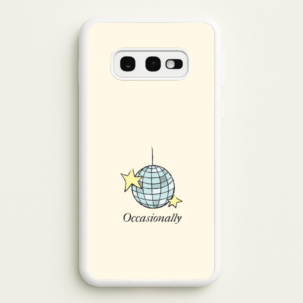 Ocasionally Discoball Galaxy S10e Case