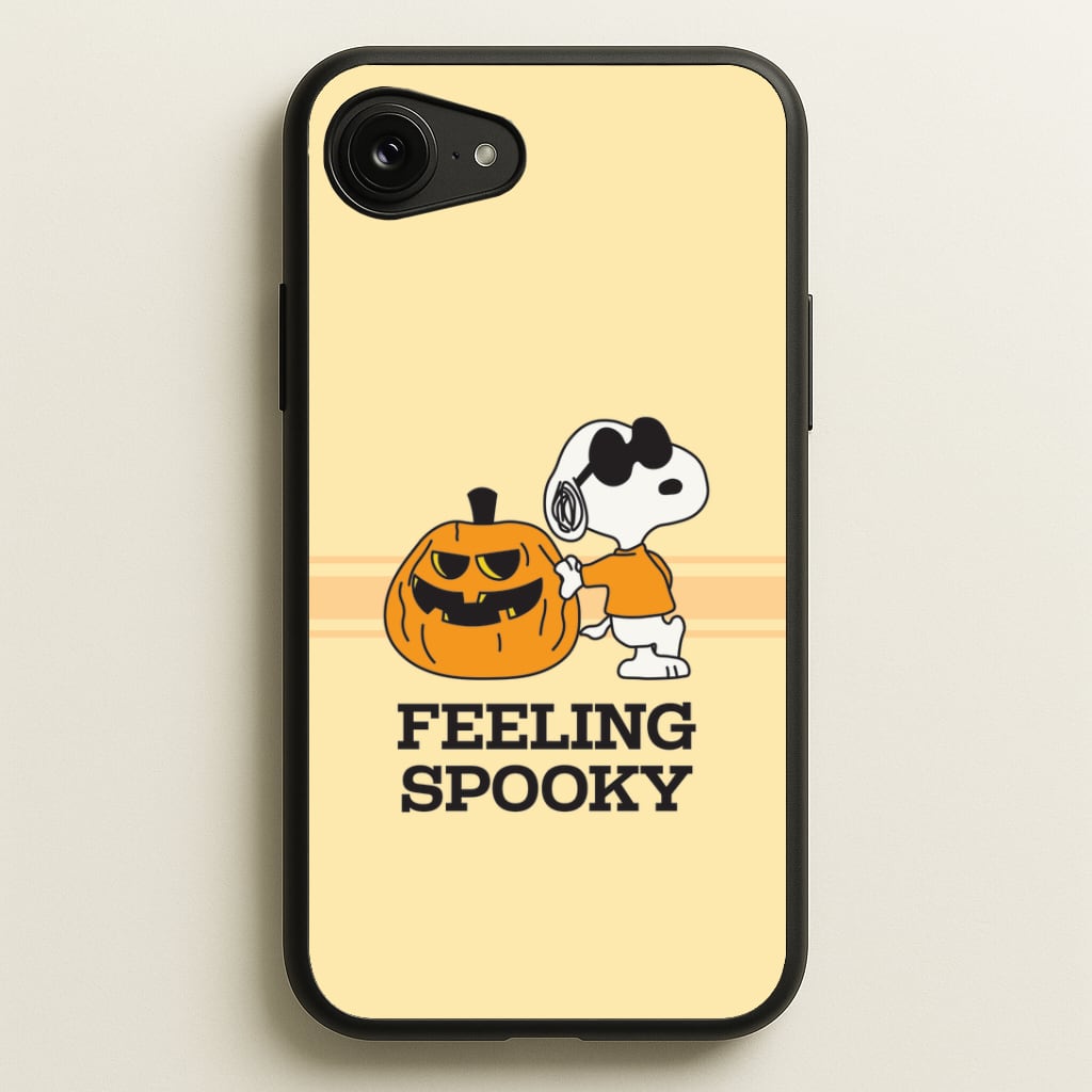 Feeling Spooky Cartoon Beagle iPhone 16e Case