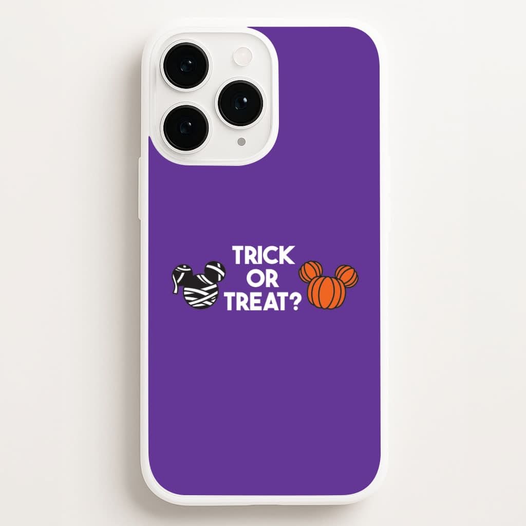 Trick Or Treat Mouse Phone Case for Apple iPhone, Samsung Galaxy, Huawei and Google Pixel