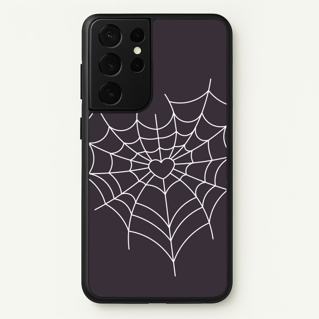 Spiderweb Hearts I Galaxy S21 Ultra Case