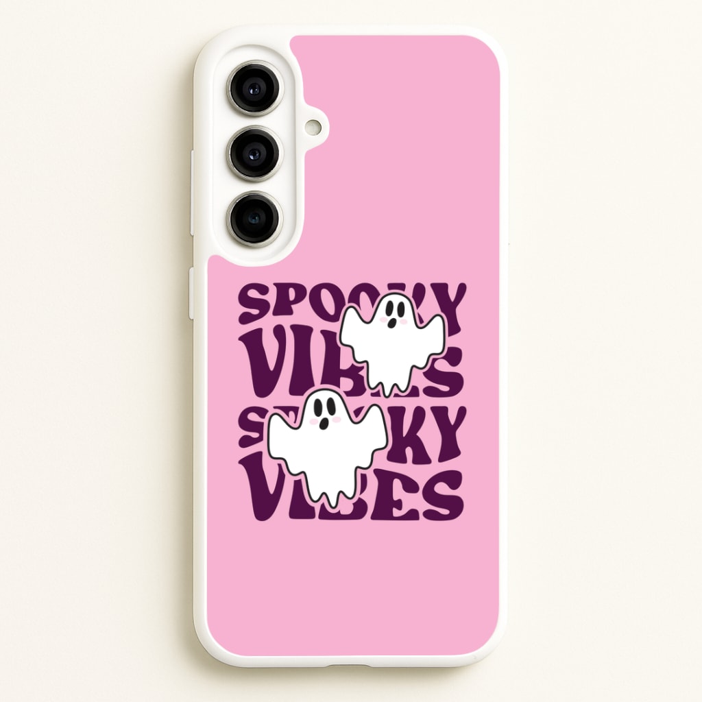Spooky Vibes Pink Galaxy A56 Case