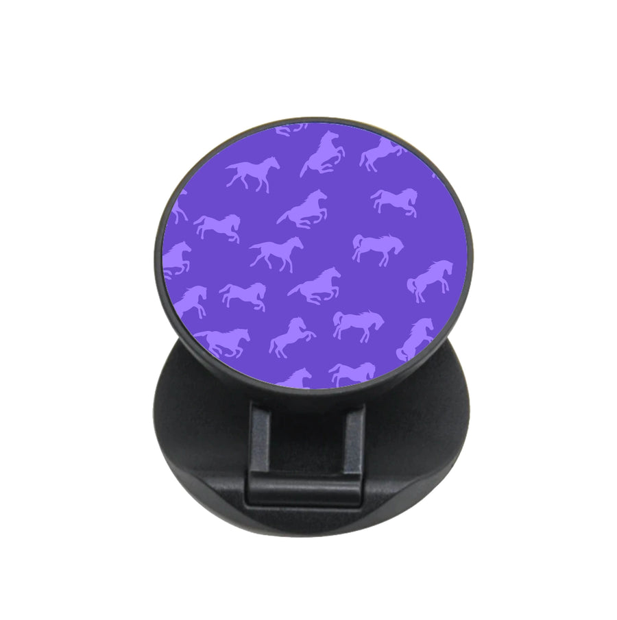 Purple Horse Pattern - Horses FunGrip