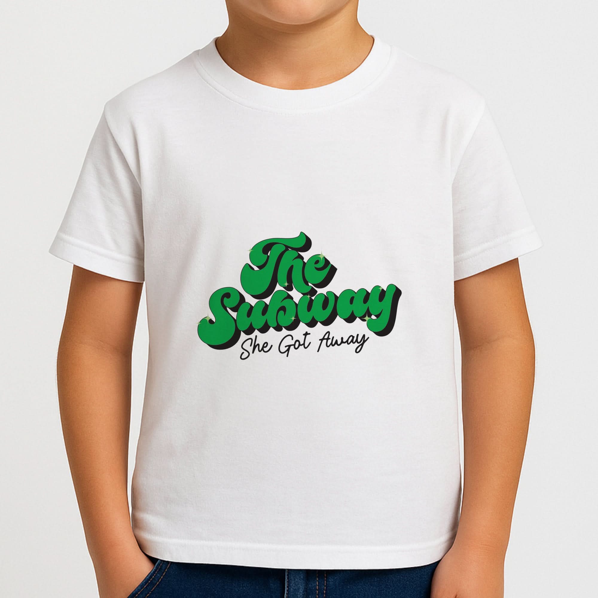 Subway Green Boys T-Shirt