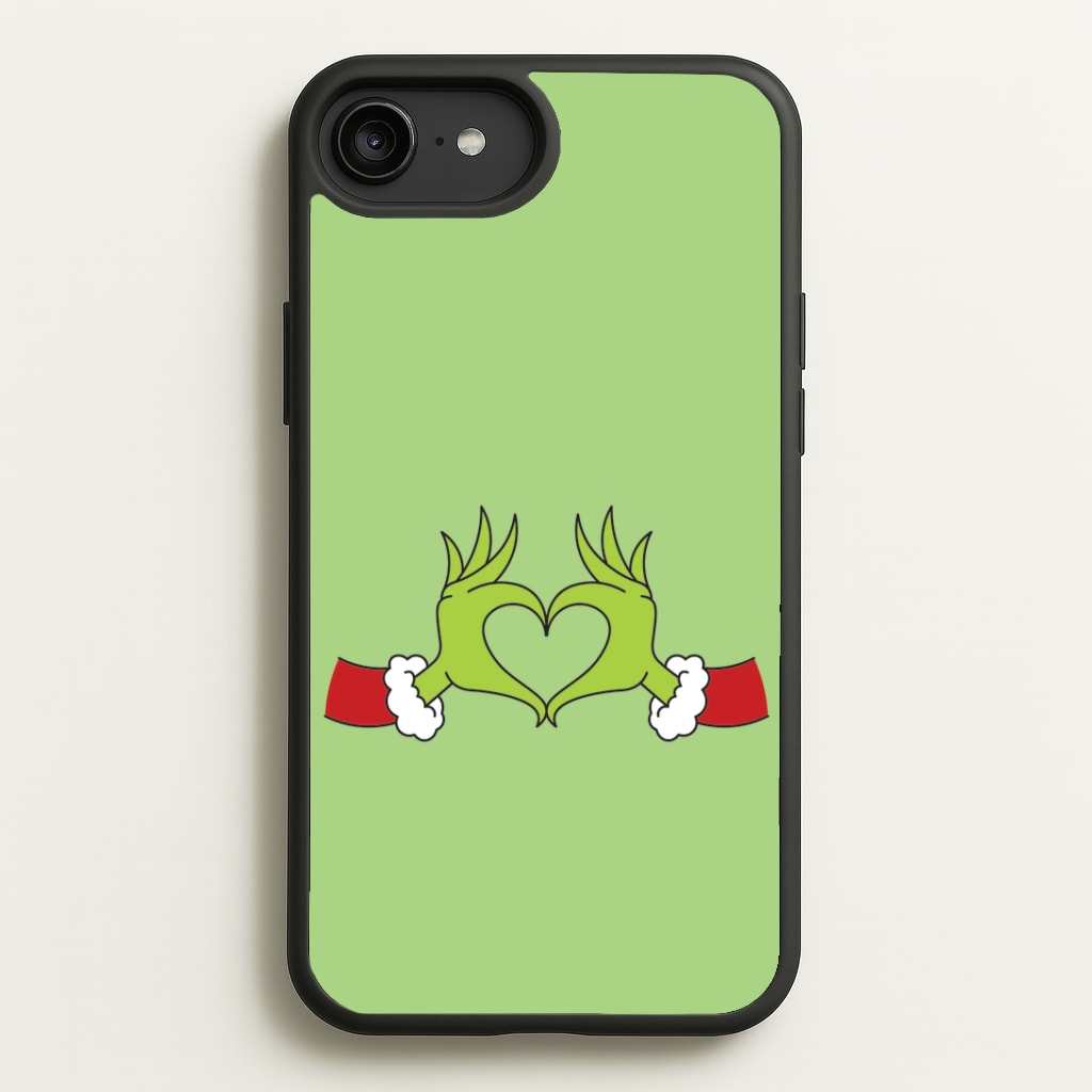 Christmas Green Heart iPhone 6 Plus / 7 Plus / 8 Plus Case