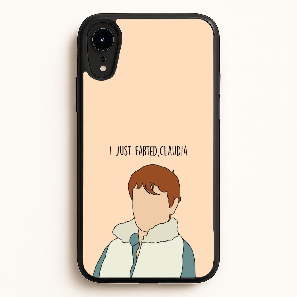 I Just Farted, Claudia iPhone XR Case