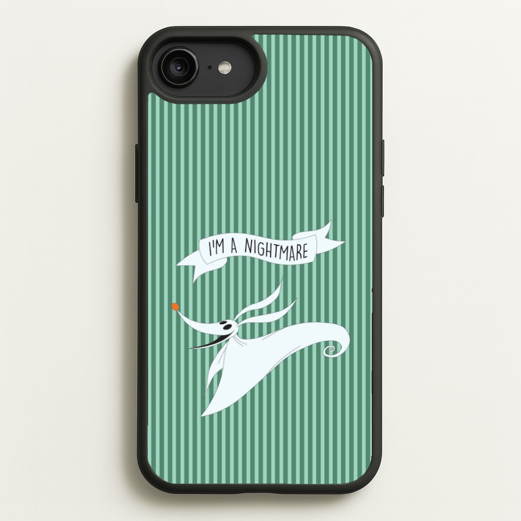Stripey I'm A Nightmare iPhone 6 Plus / 7 Plus / 8 Plus Case