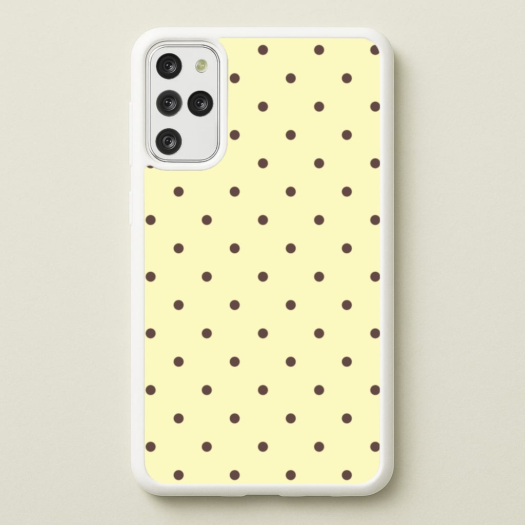 Vanilla & Chocolate Polka Dots Galaxy S20 Plus Case