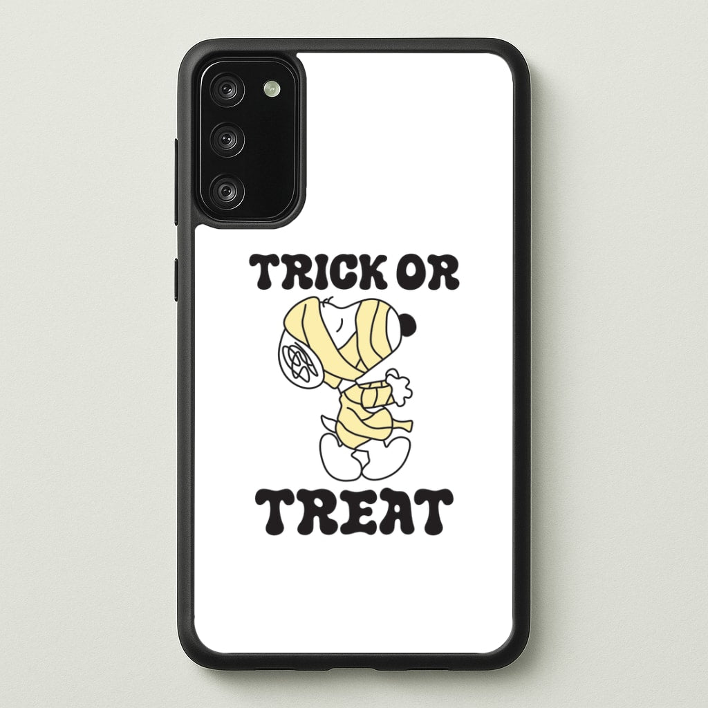 Trick Or Treat Cartoon Beagle Galaxy A41 Case