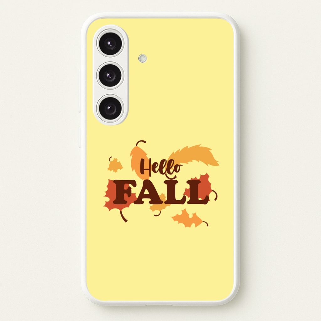 Hello Fall Galaxy S24FE Case