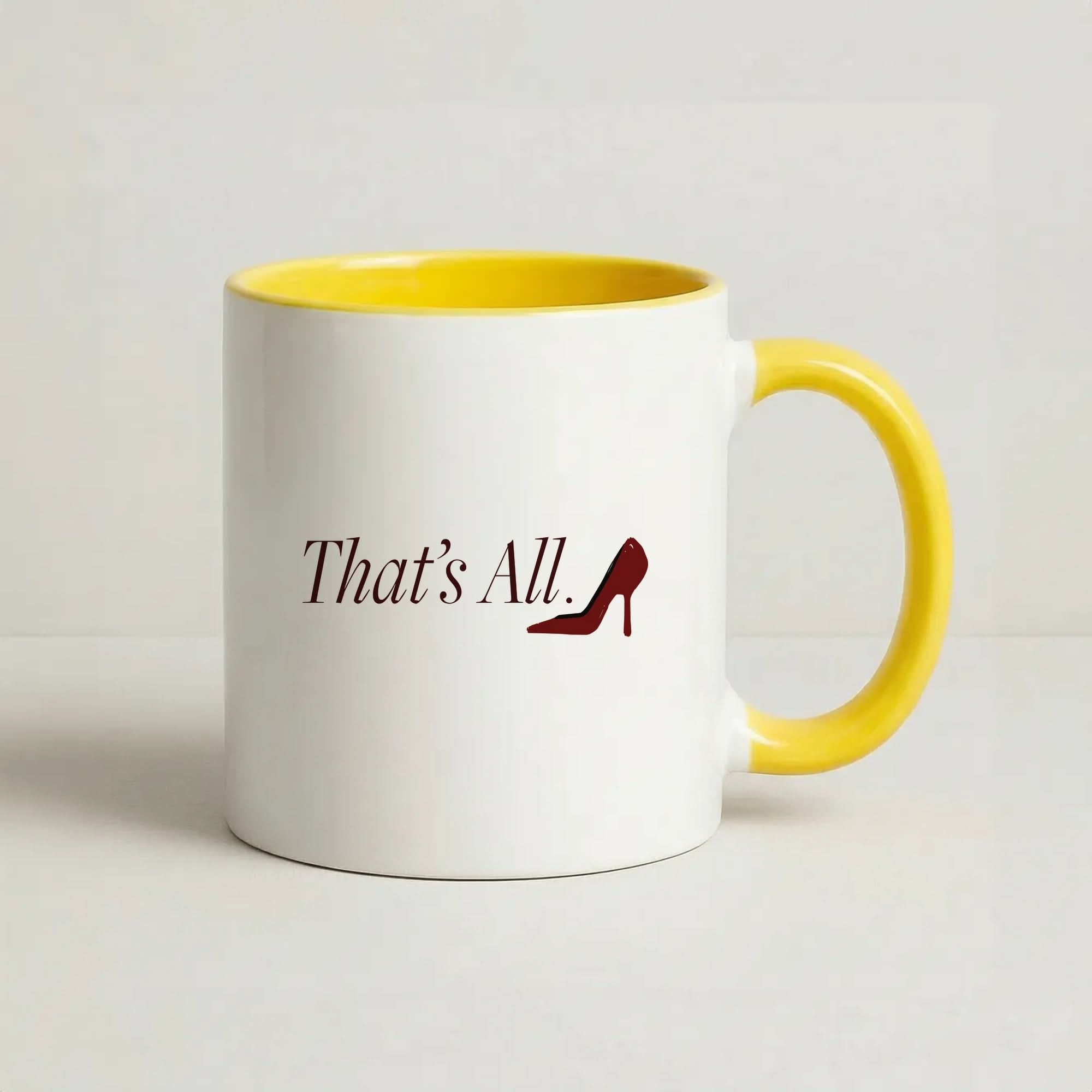 That's All Yellow Mug