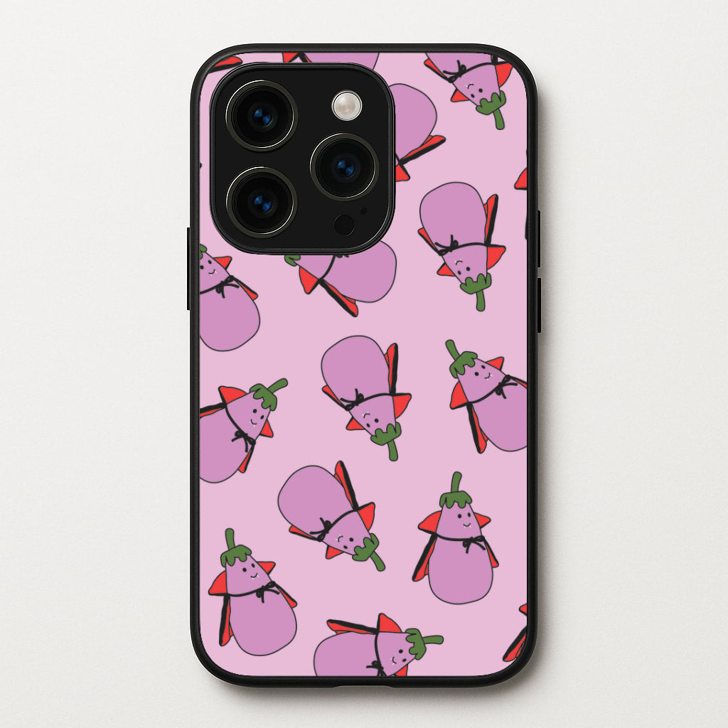 Vampire Vegetable Pattern - Halloween iPhone 14 Pro Max Case