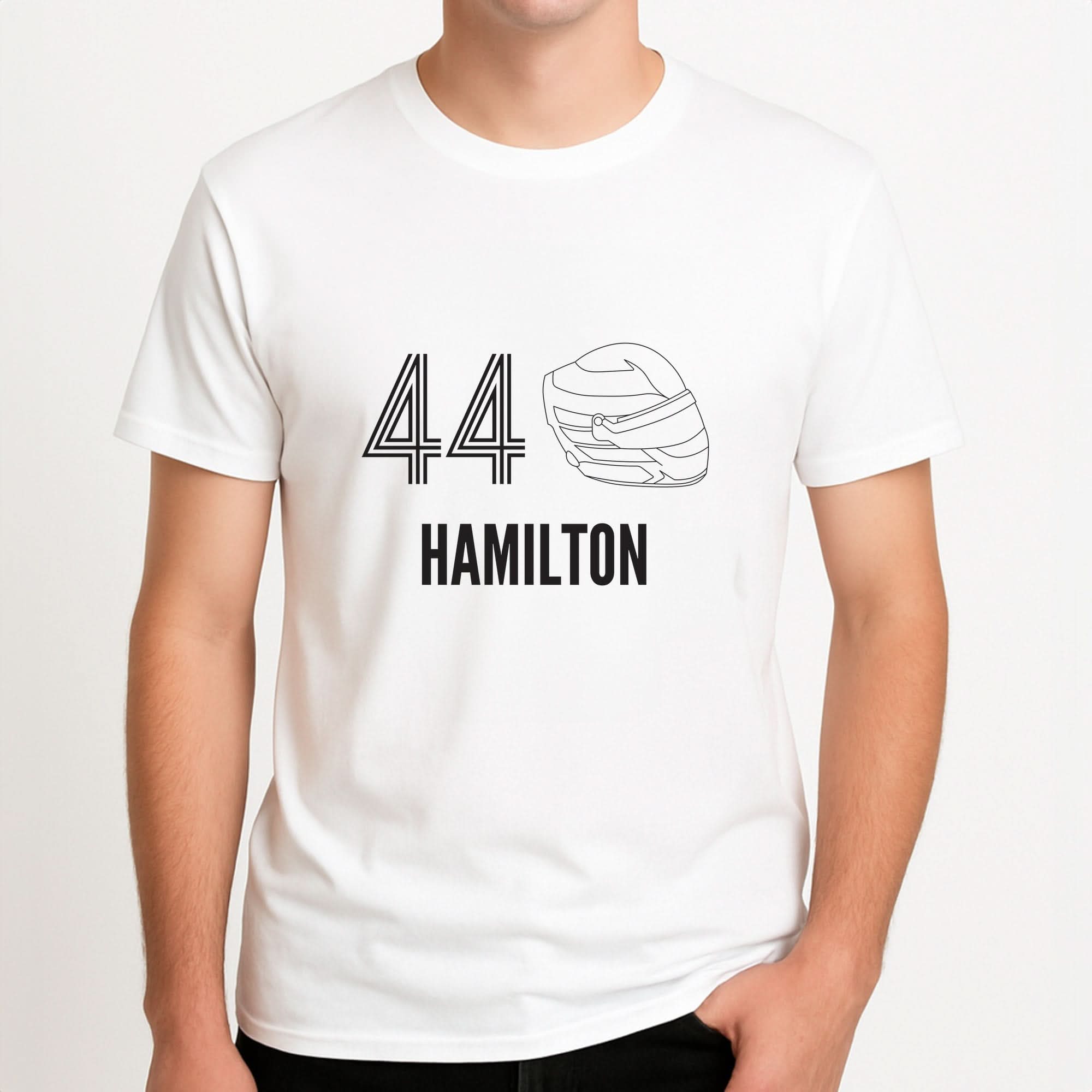 Hamilton Helmet 2026 Mens T-Shirt