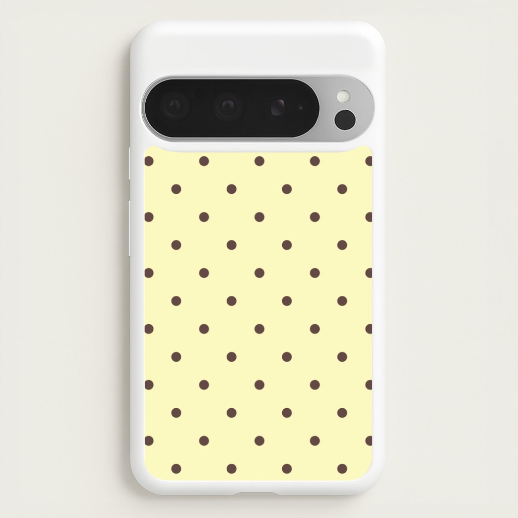 Vanilla & Chocolate Polka Dots Google Pixel 9 Pro XL Case