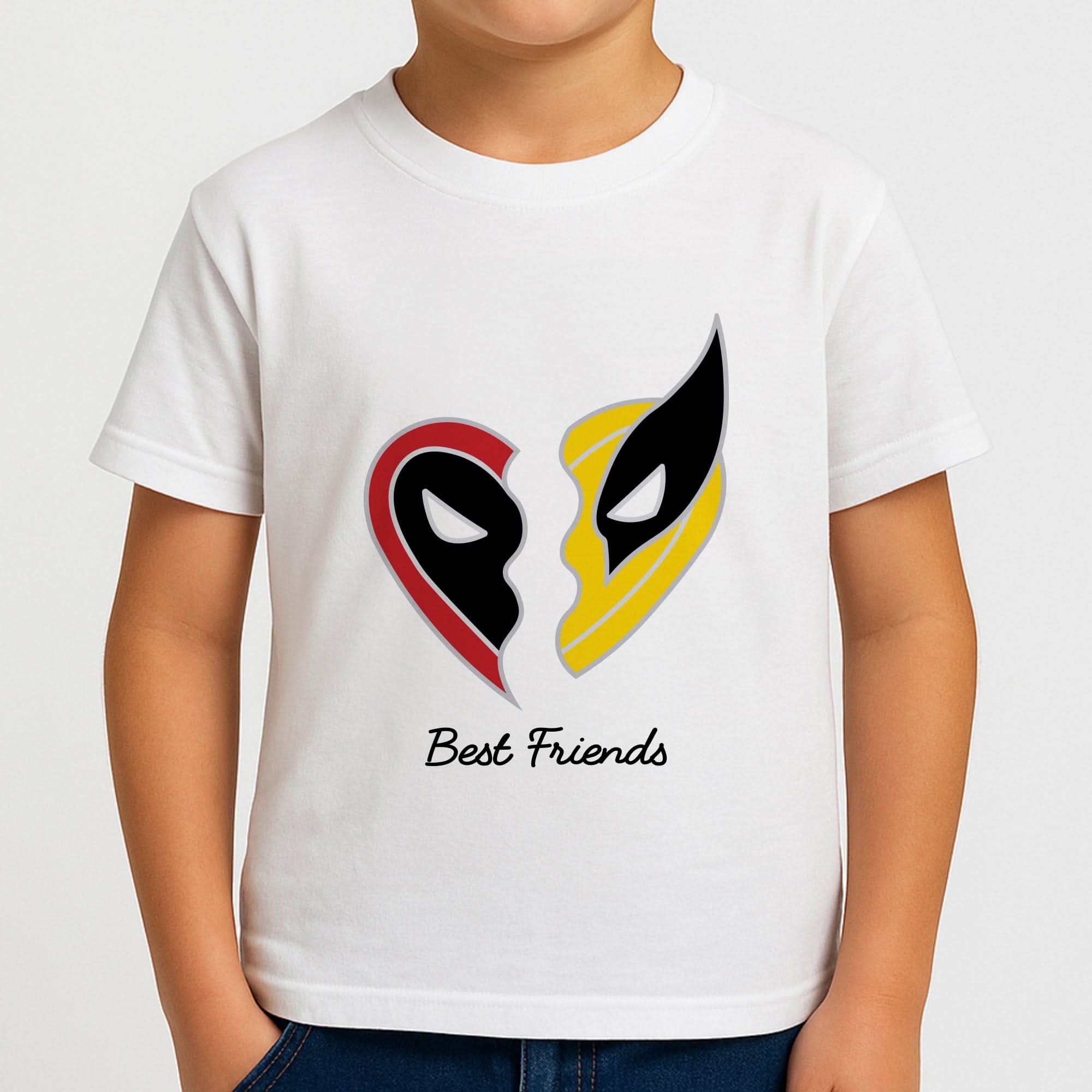 Superhero Best Friends Locket Boys T-Shirt