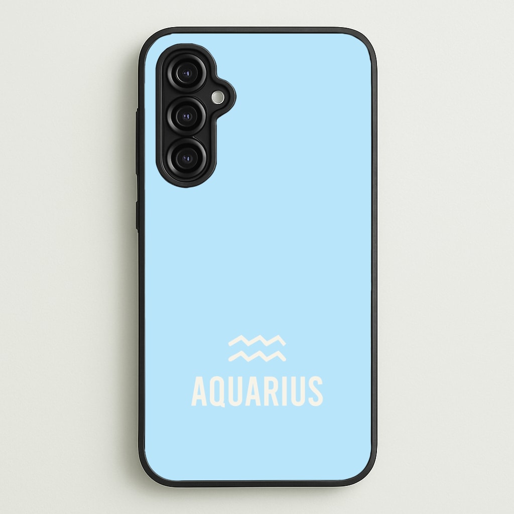 Aquarius Pastel Zodiac Galaxy A14 Case