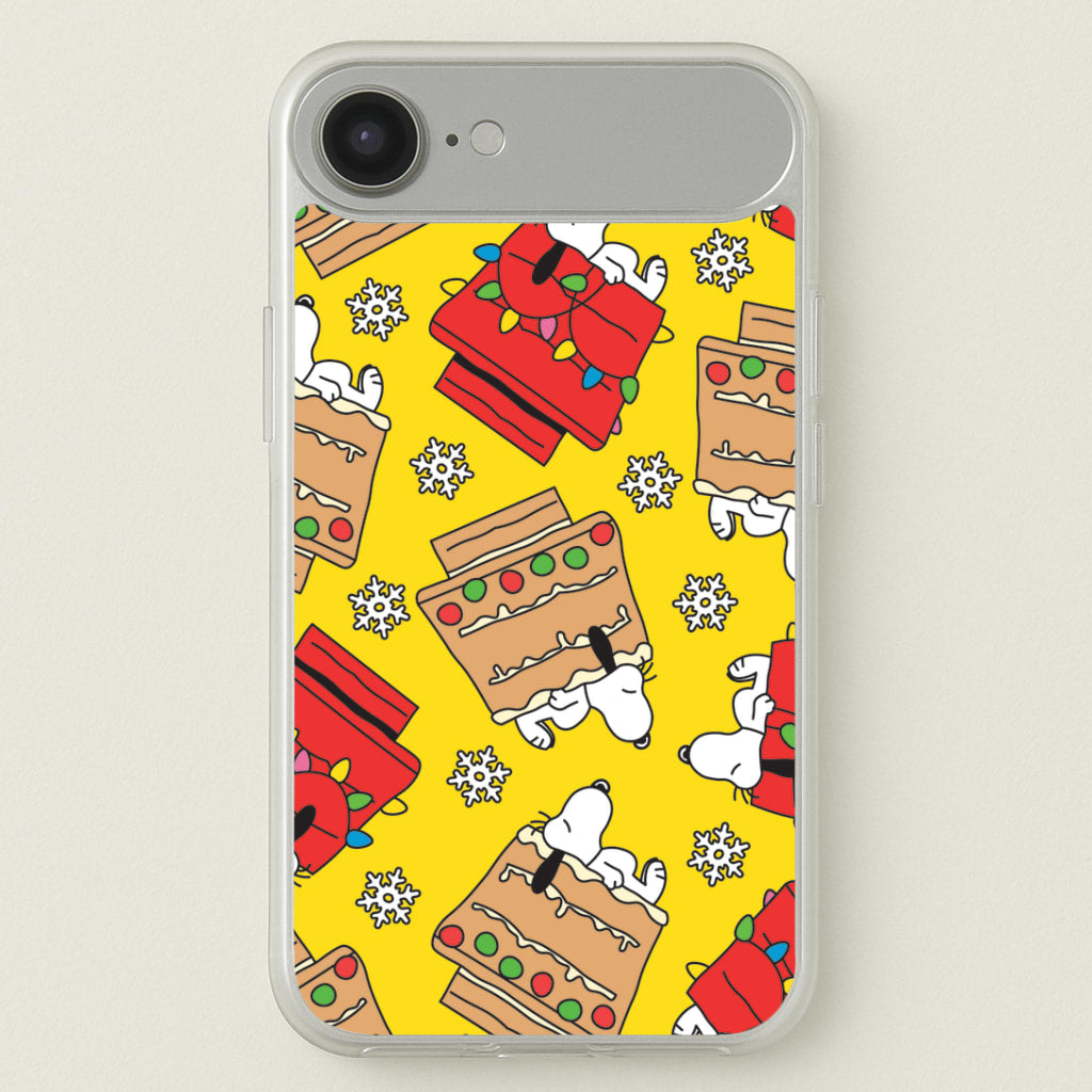 Cartoon Beagle Fairylights And Gingerbead Pattern iPhone 17 Air Case