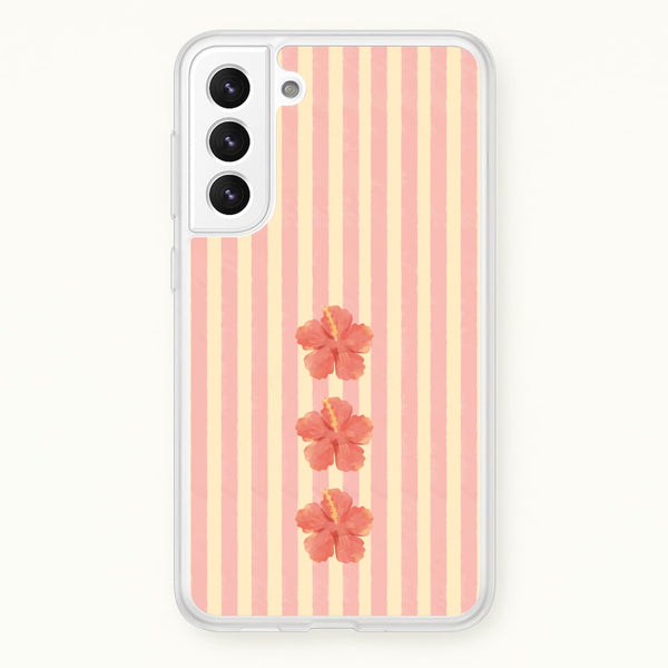 Hibiscus Rays Galaxy S22 Plus Case
